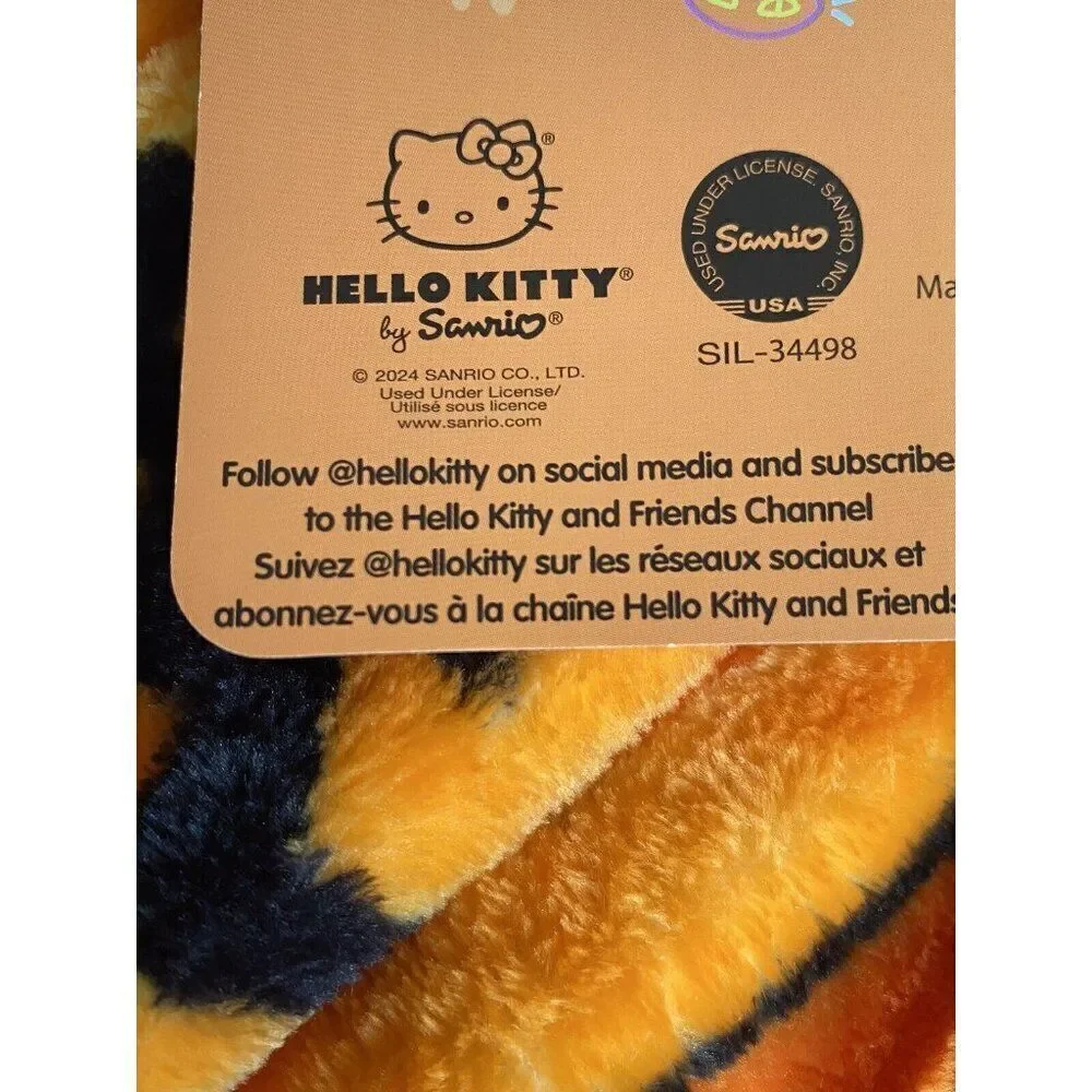 2 Pack Hello Kitty Halloween Throw Blankets Orange Web Pumpkin Pirate Candy Corn